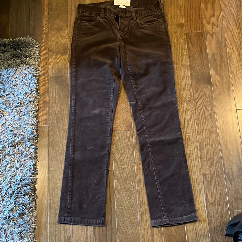 J. Crew Dark Brown Straight-Leg Pants